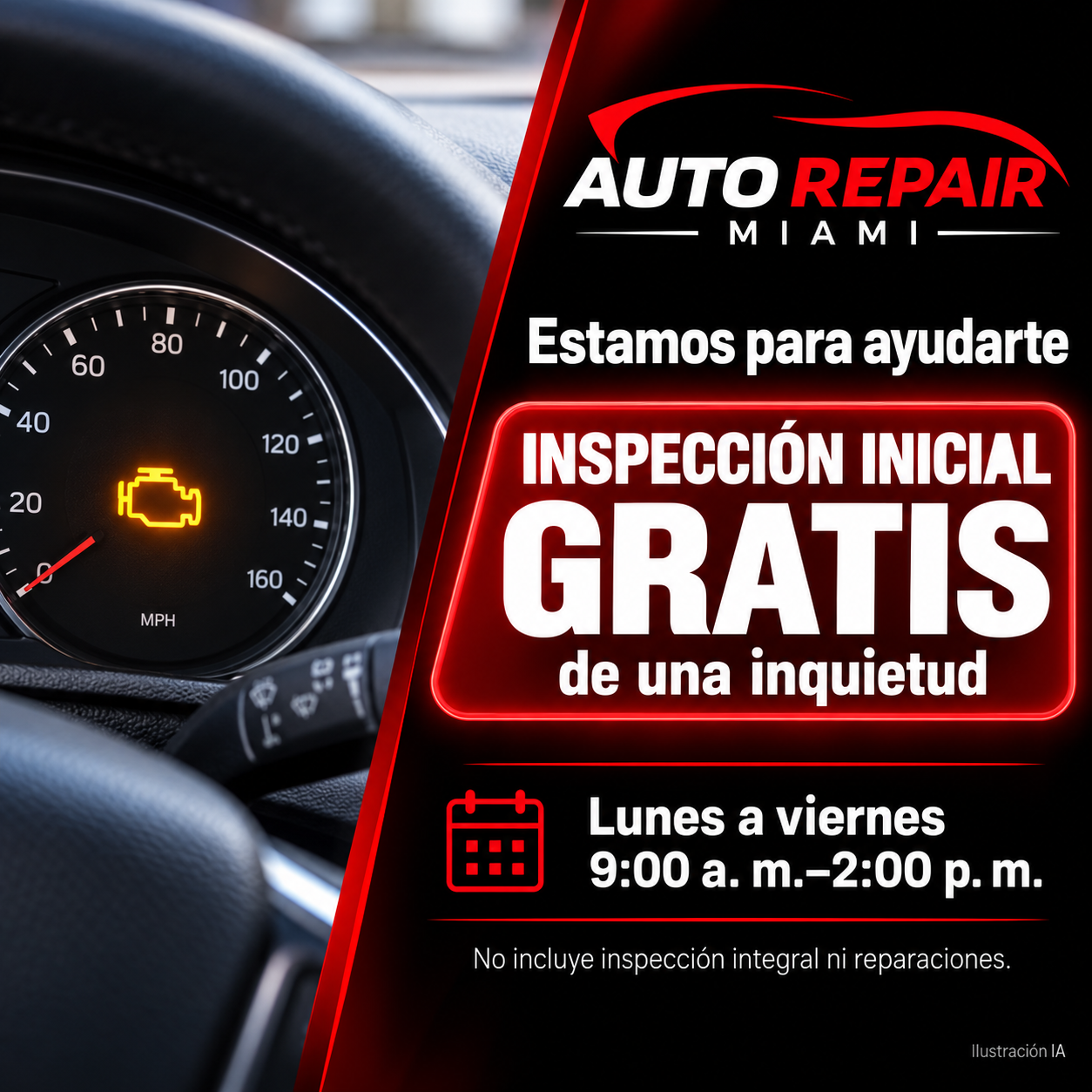 Luz de motor encendida: qué información preparar antes de pedir una revisión